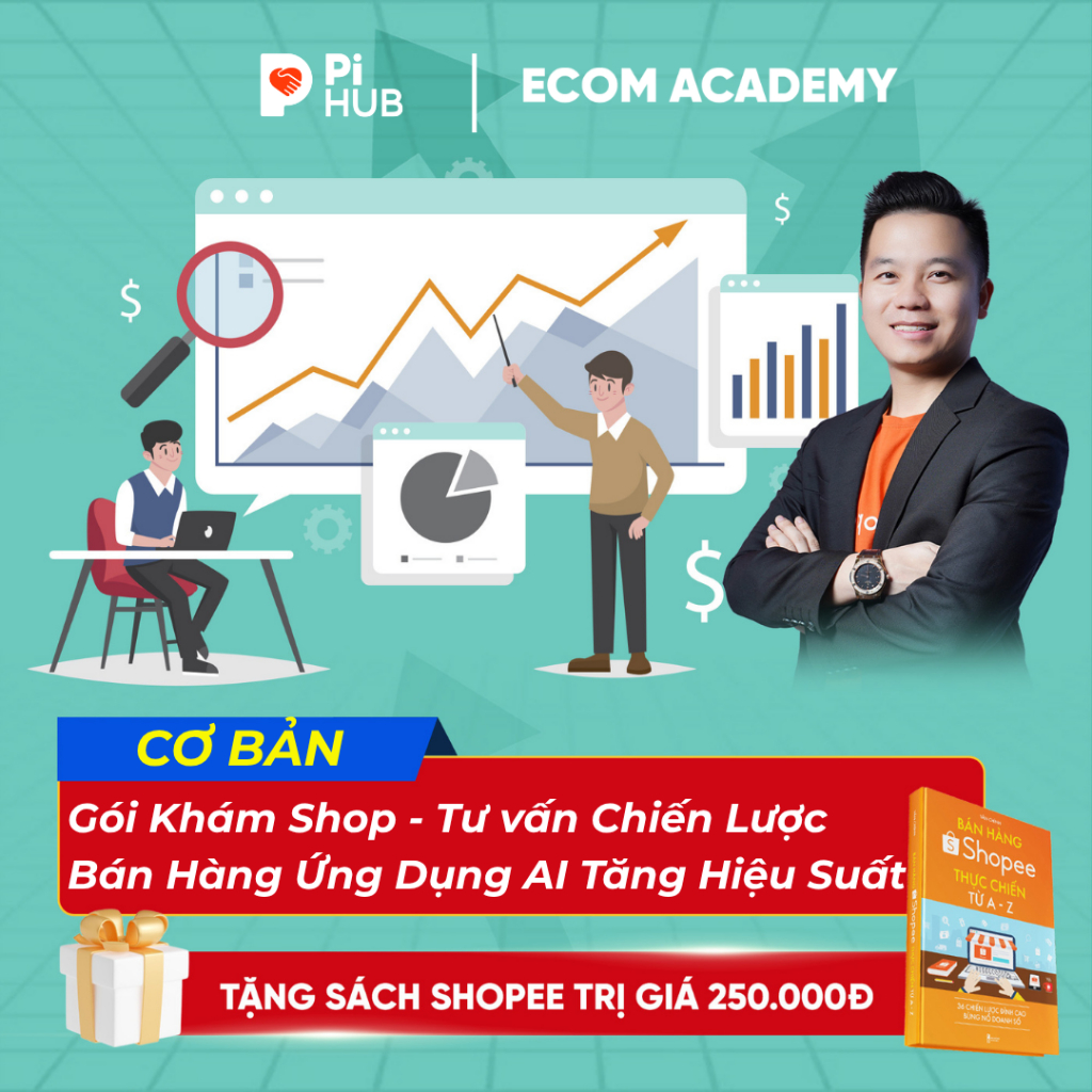 [CƠ BẢN] Gói Khám Shop KOL VĂN CHÍNH - Tư vấn Chiến Lược Tối Ưu Traffic, SEO, CLICK, CTR - Ứng Dụng AI Tăng Doanh Số