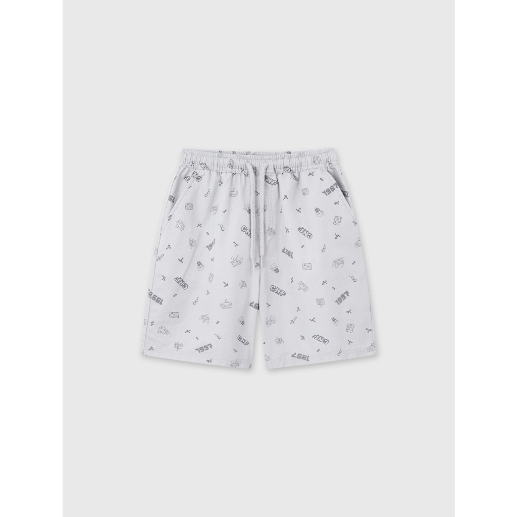Quần short bé trai CANIFA cạp chun chất liệu thoáng mát in họa tiết 2BS26S003