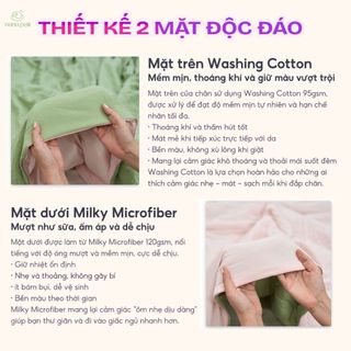 Chăn Điều Hòa Cho Bé Goodnight Milky - Chăn Hè 2 Mặt Vải Bông Cao Cấp Mềm Mịn Thoáng Khí An Toàn