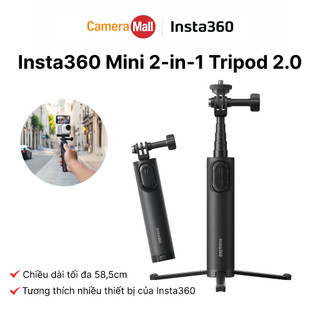 Insta360 Mini 2-in-1 Tripod 2.0 – Gậy Cầm Tay Kèm Chân Tripod Cho Camera Insta360 – Chính Hãng