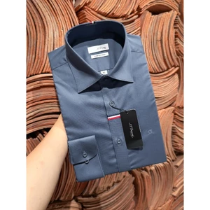 Áo Sơmi nam nẹp grosgrain ngực Hàn Quốc 12542