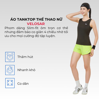 Áo Tanktop Thể Thao Nữ Velosar RTT-20086 Đa Năng Thoải Mái, Thấm Hút, Nhanh Khô