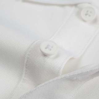 [T7_SALE 20%_HT] Áo Polo Nam Trắng 1APCT629TRK Biluxury Thiết Kế Đường Kẻ Sọc Cao Cấp Kháng Khuẩn Bền Màu