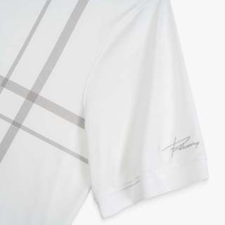 [T7_SALE 20%_HT] Áo Polo Nam Trắng 1APCT629TRK Biluxury Thiết Kế Đường Kẻ Sọc Cao Cấp Kháng Khuẩn Bền Màu