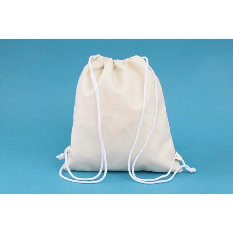 Balo vải canvas trơn giá rẻ Balo dây rút kích thước 35x 40cmTúi Vải Dây Rút thời trang thích hợp du lịch đựng đồ đi chơi