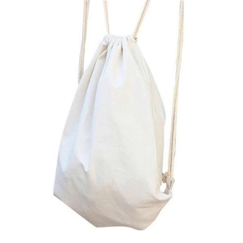 Balo vải canvas trơn giá rẻ Balo dây rút kích thước 35x 40cmTúi Vải Dây Rút thời trang thích hợp du lịch đựng đồ đi chơi
