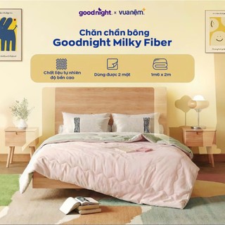Chăn Điều Hòa Cho Bé Goodnight Milky - Chăn Hè 2 Mặt Vải Bông Cao Cấp Mềm Mịn Thoáng Khí An Toàn