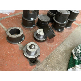 Bộ bản lề cối Sắt và Inox tiện lợi- Dùng cho cửa cổng 2 cánh, 1 cánh - Chịu lực 400kg