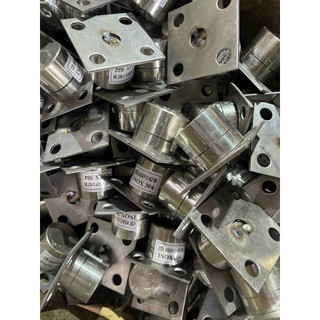 Bộ bản lề cối Sắt và Inox tiện lợi- Dùng cho cửa cổng 2 cánh, 1 cánh - Chịu lực 400kg