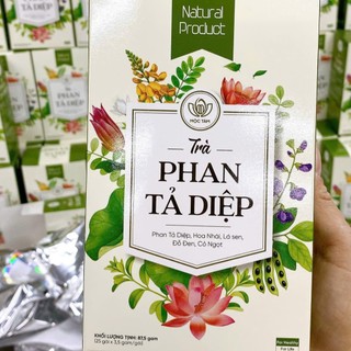 Trà Phan Tả Diệp Mộc Tâm - Hỗ trợ thanh lọc cơ thể, tốt cho tiêu hóa (hộp 25 túi lọc)