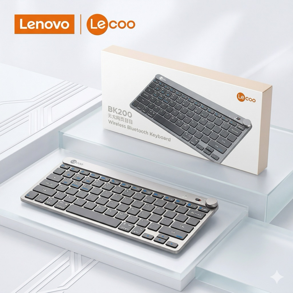 Bàn phím Bluetooth LENOVO Lecoo BK200 | Shopee Việt Nam