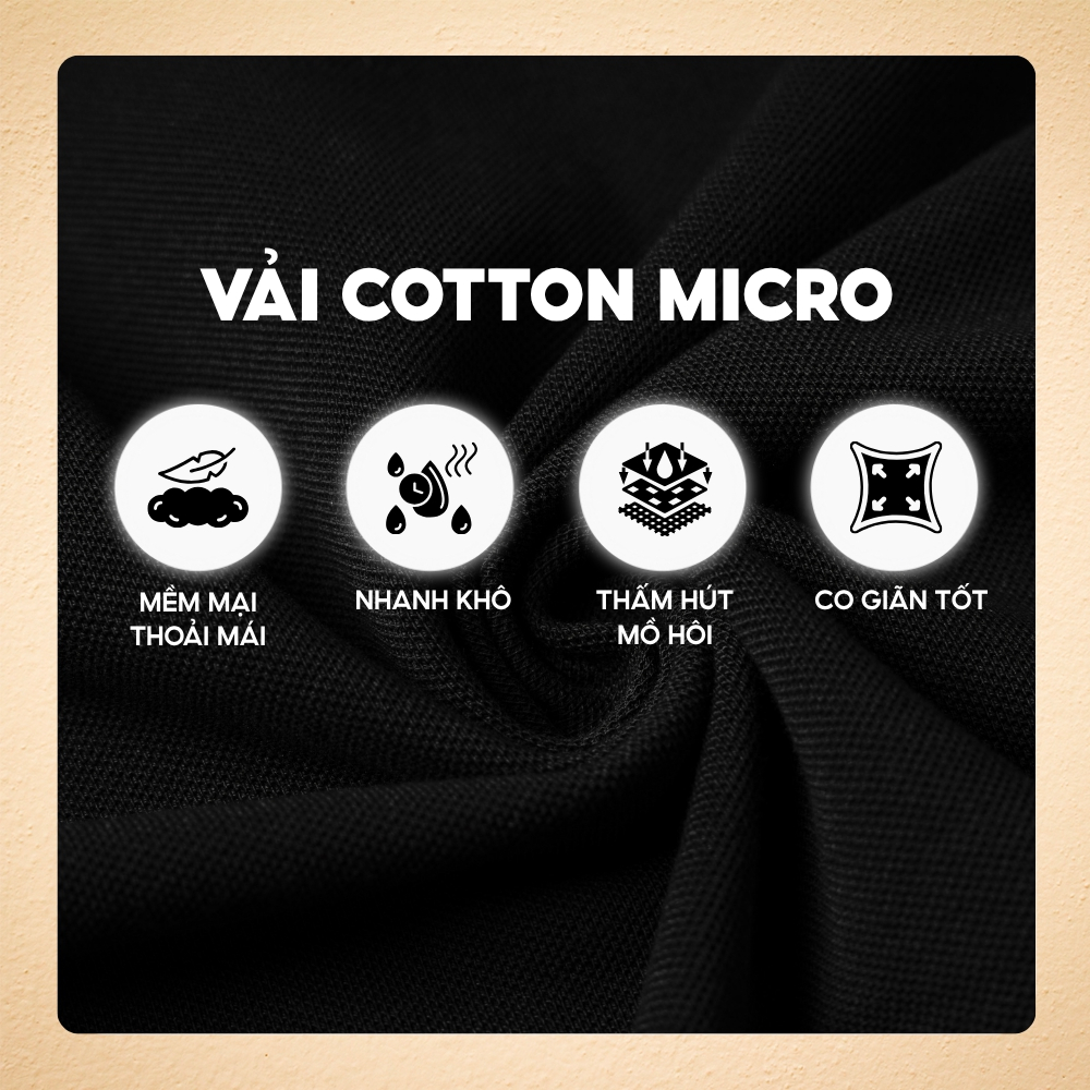 Áo polo SPHYNX cổ phối kem sọc đỏ nổi bật, thêu mèo tinh xảo, chất vải Cotton Micro thoáng mát, form đứng chuẩN - FEAER