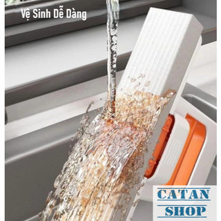 Cây Lau Cầm Tay Mini Tự Vắt Tiện Lợi Chổi Lau Thấm Hút Dụng Cụ Vệ Sinh Đa Năng Cho Nhà Bếp LauKinhTV