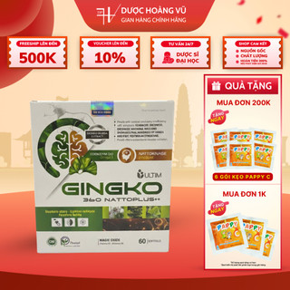 [✨2H BẤT KÌ TẶNG QUÀ 150K] Viên uống tăng cường tuần hoàn não GINKGO OMEGA - Giúp giảm đau đầu, chóng mặt, mất ngủ
