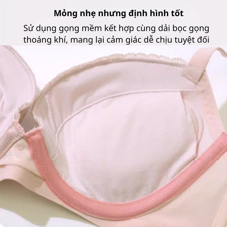 Set Áo lót quần lót Wacoal có gọng, nâng vừa ICB30E5 ICP30E5 chạm là mát