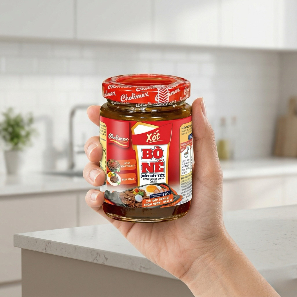 Gói xốt bò né Cholimex chuẩn vị 90g - Tiện lợi, nhanh chóng cho mọi bửa ăn