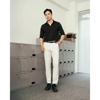 Quần vải / Quần tây dài nam Form Slim Cropped - ROUTINE 10F25PFO021