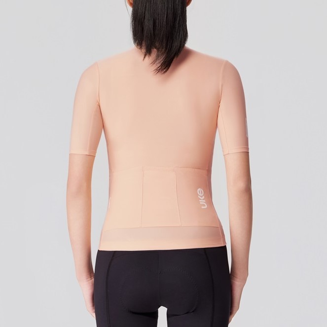FSS014B - Áo Đạp Xe UKE Nữ Jersey Peach Jelly, Mềm Mại, Thoáng Khí, Co Dãn 4D, Chống Nắng UPF50+