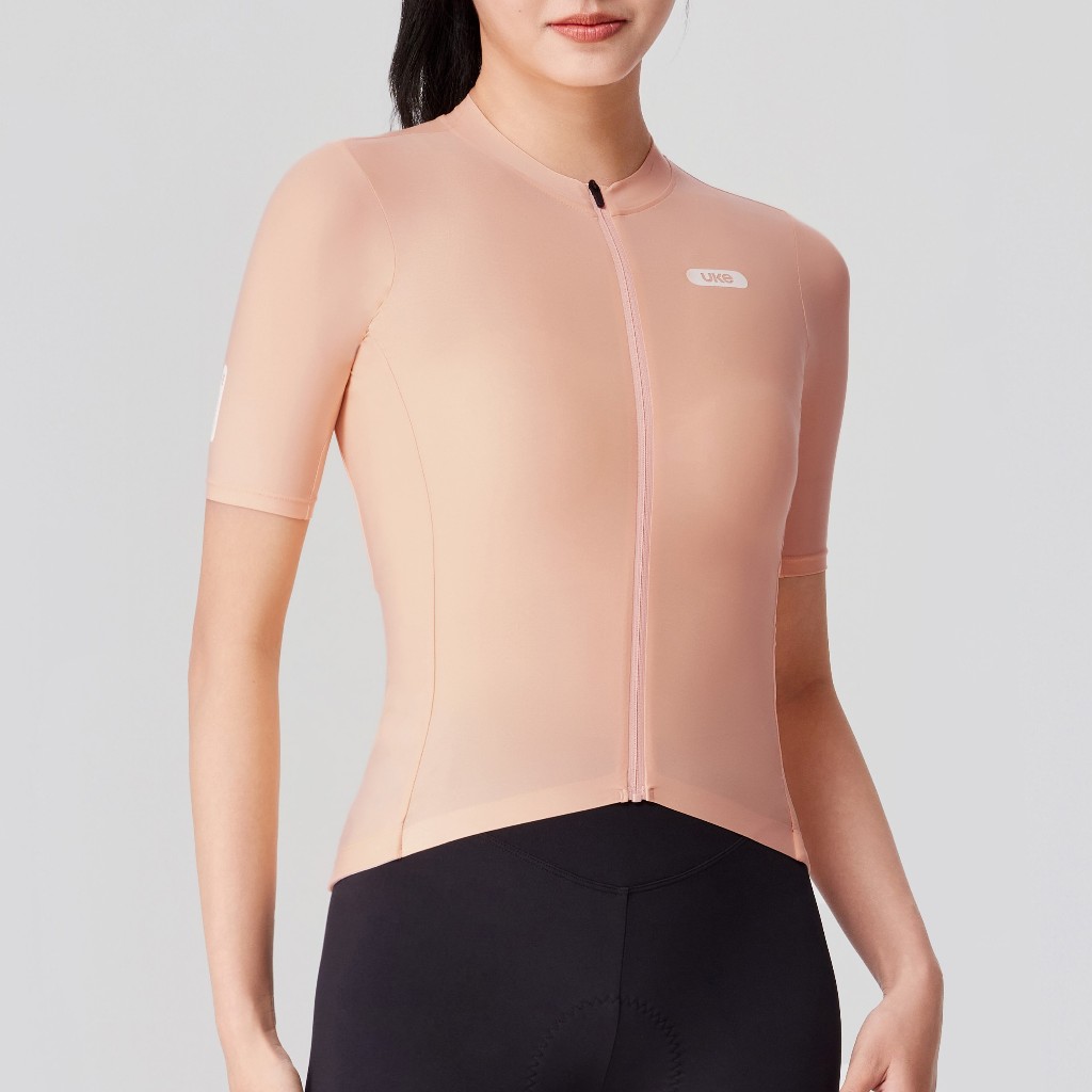 FSS014B - Áo Đạp Xe UKE Nữ Jersey Peach Jelly, Mềm Mại, Thoáng Khí, Co Dãn 4D, Chống Nắng UPF50+