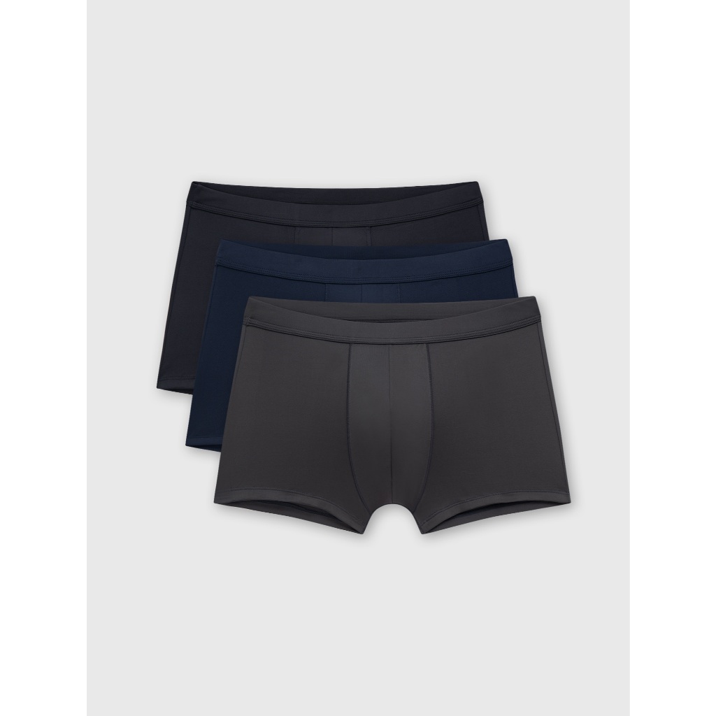Combo 3 quần lót đùi nam CANIFA dáng trunks co giãn mềm mịn 8US26A004