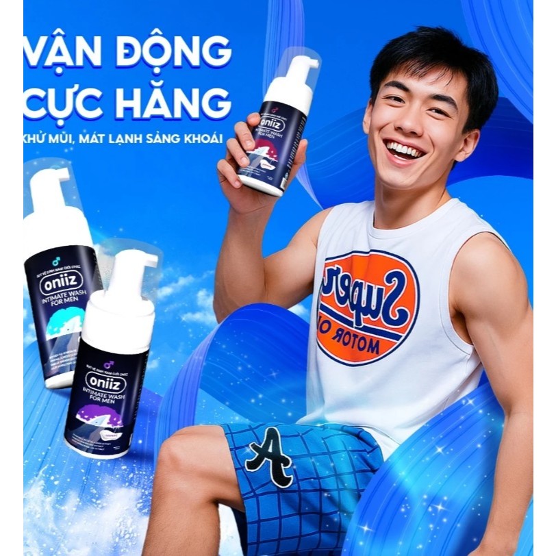 Bọt vệ sinh nam giới Oniiz Dung dịch tạo bọt hương nước hoa 100ml