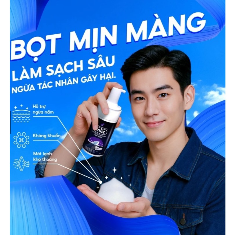 Bọt vệ sinh nam giới Oniiz Dung dịch tạo bọt hương nước hoa 100ml