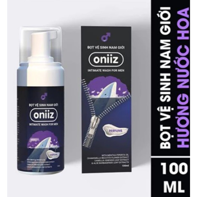 Bọt vệ sinh nam giới Oniiz Dung dịch tạo bọt hương nước hoa 100ml