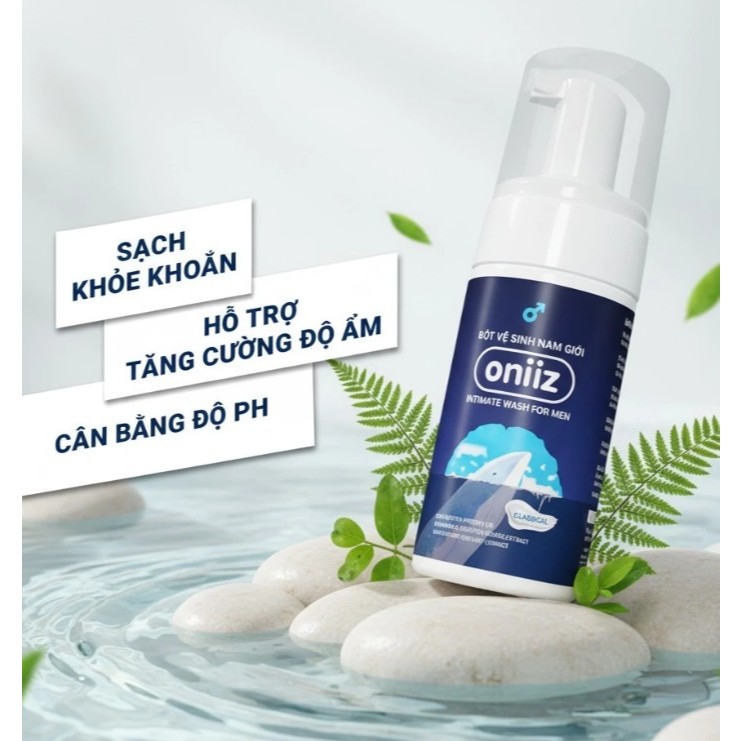 Bọt vệ sinh nam giới Oniiz Dung dịch tạo bọt hương nước hoa 100ml
