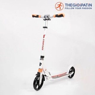 Xe trượt scooter Centosy Y5 cho bé từ 8 tuổi có chân chống chịu tải trọng dưới 100kg 2 màu trắng/đen