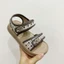 Sandal Bé Gái 2 Quai Ngang Kẻ - Dép Quai Hậu Trẻ Em Đế Mềm Êm Chân, Quai Dán Tiện Lợi Mẫu Mới 2026 TH Kids