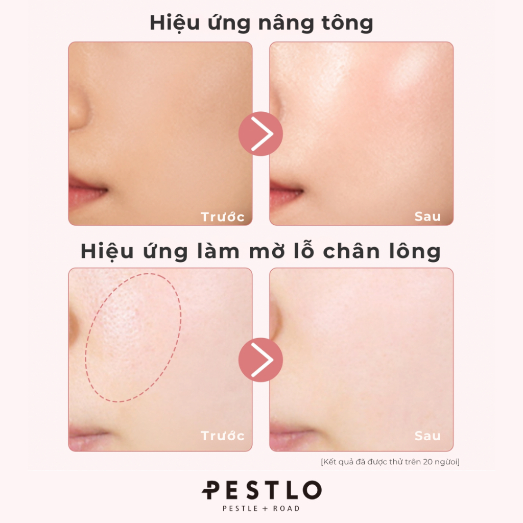 Kem chống nắng PESTLO nâng tone Niamin C Tone Up Sun SPF50+ PA++++ 4ml