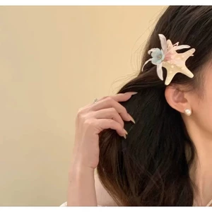 Cặp Kẹp Tóc Sao Mix Hoa Xanh Hồng Kẹp Mini Dễ Thương – Phụ Kiện Tóc Nữ Hàn Quốc Xinh Xắn