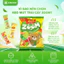 Kẹo Mút Trái Cây Zoom 72g Vị Đào Dứa Kiwi Que giấy y tế Nhật Bản EIKODO SINCE 1877