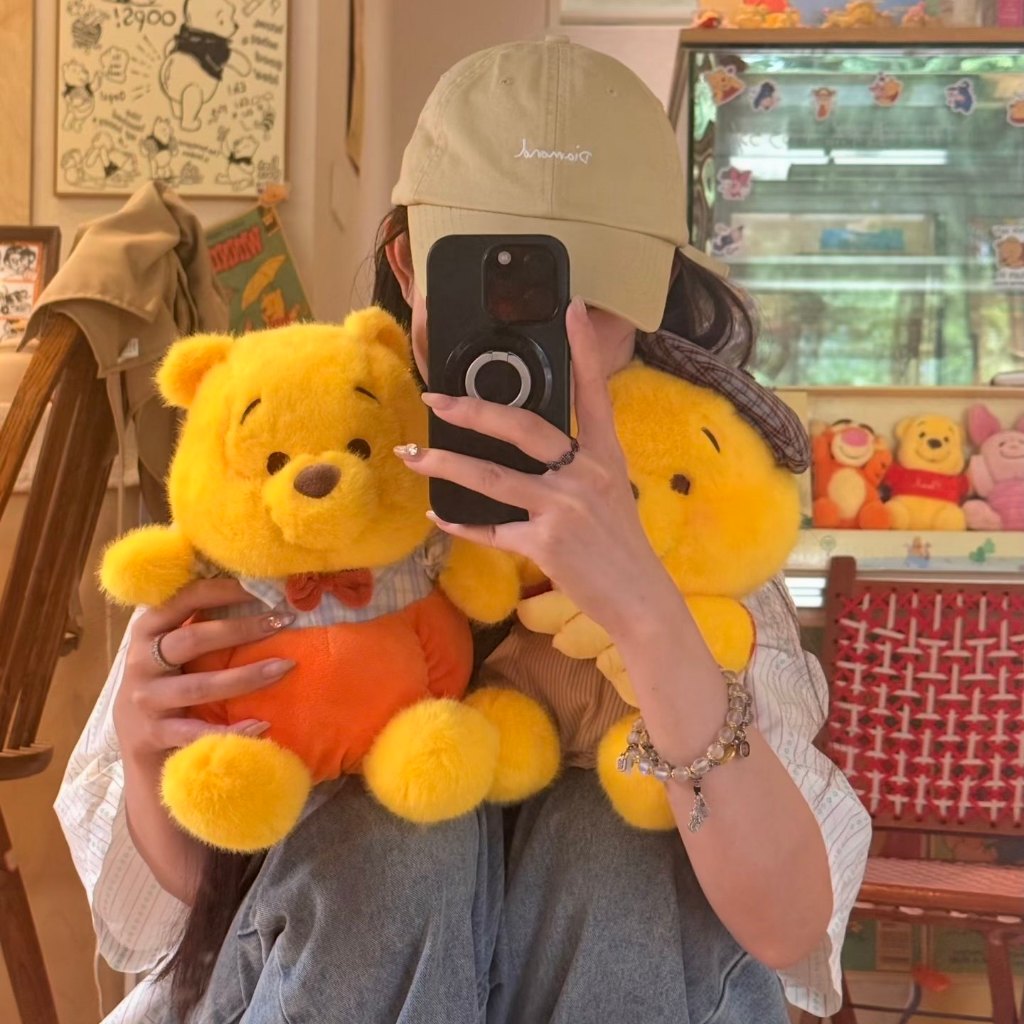 Gấu Bông Pooh Bí Ngô Mũm Mĩm Đáng Yêu, Thú Nhồi Bông Pooh Quà Tặng Sinh Nhật Cho Bé, Bạn Gái