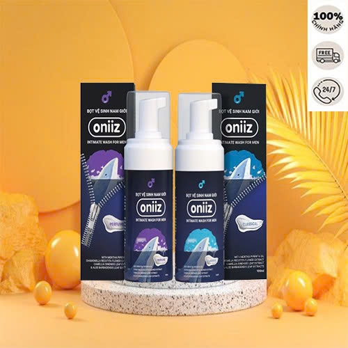 Bọt vệ sinh nam giới Oniiz Dung dịch tạo bọt hương nước hoa 100ml