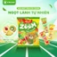 Kẹo Mút Trái Cây Zoom 72g Vị Đào Dứa Kiwi Que giấy y tế Nhật Bản EIKODO SINCE 1877