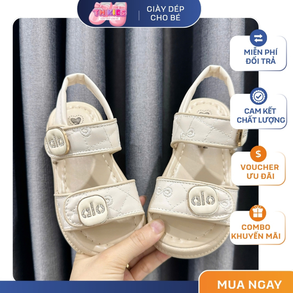 [M197] Giày sandal dép cho bé gái Từ 2-10 Tuổi Thời Trang Trường Học Hàn Quốc, Outfit nhẹ nhàng Tự Tin Cá Tính TH Kids