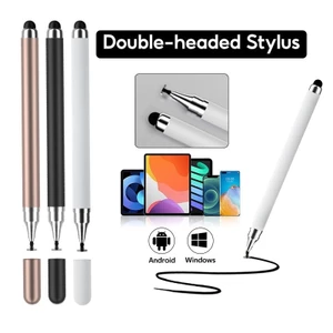 2 Trong 1 Bút Cảm Ứng Đầu Đôi Đĩa Silicon Độ Nhạy Cao Vẽ Viết Cho Điện Thoại & Máy Tính Bảng