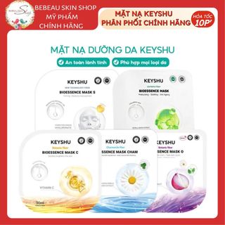Mặt Nạ Dưỡng Da KEYSHU Hỗ Trợ Cấp Ẩm, Làm Mềm Da, Ngăn Ngừa Lão Hóa 1 Hộp 10 Miếng - Bebeau