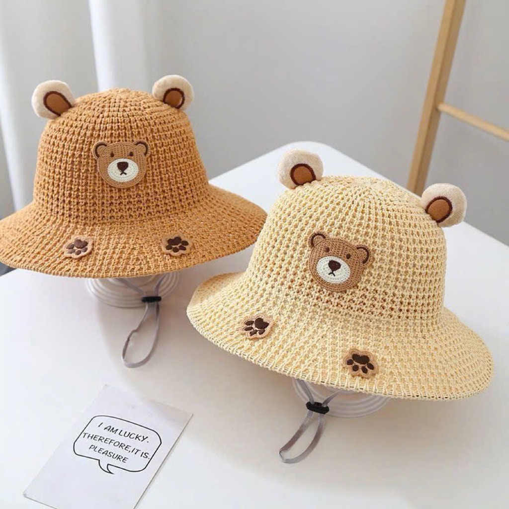🐻 MŨ CÓI TAI GẤU SIÊU DỄ THƯƠNG CHO BÉ TRAI & BÉ GÁI 🐻