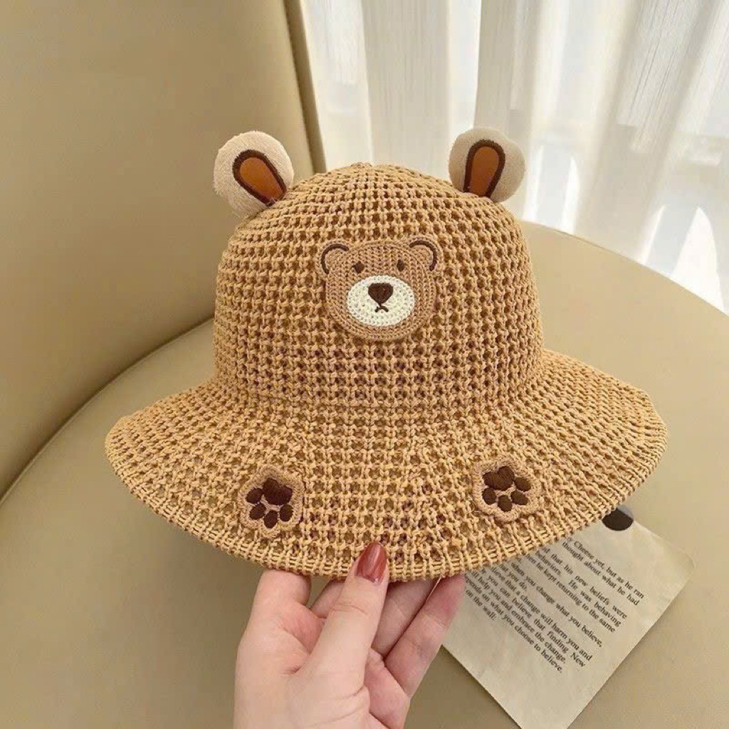 🐻 MŨ CÓI TAI GẤU SIÊU DỄ THƯƠNG CHO BÉ TRAI & BÉ GÁI 🐻