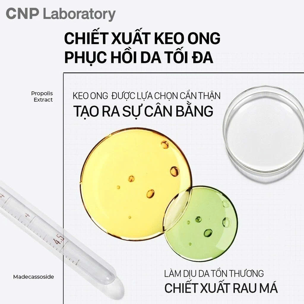 [CNP Laboratory Official] Tinh chất tái tạo phục hồi da chiết xuất keo ong CNP Propolis Energy Active Ampule 35ml