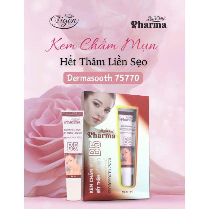 MISS WHITE - KEM CHẤM MỤN HẾT THÂM LIỀN SẸO - 15G