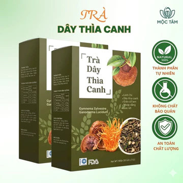Trà Dây Thìa Canh Mộc Tâm – Hỗ Trợ Ổn Định Đường Huyết, thanh lọc cơ thể (hôp 30 túi lọc)