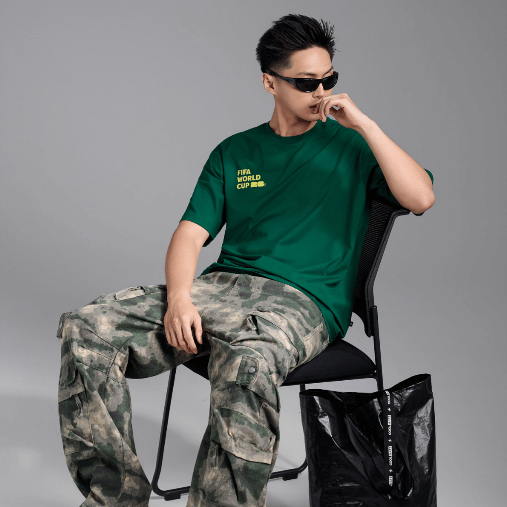 [MUA ÁO TẶNG KHĂN]Áo thun Tshirt nam nữ Relaxed Fit Cotton Compact World Cup Cyber 26