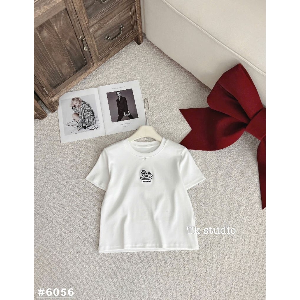 [𝑯𝒂 𝑨𝒏𝒉] Áo Cộc Phông Ngựa Chữ QCL1