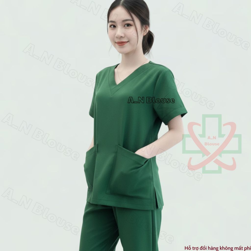 [Hàng có sẵn] Bộ bác sĩ cao cấp, bộ đồ spa, đồng phục giáo viên cho cả nam và nữ size đến 85kg