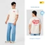 Set áo phông gia đình, đội nhóm YODY in chữ Dream Team Cotton Compact thoáng mát MCTS26S026