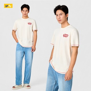 [DREAM TEAM] Áo thun gia đình nam nữ trẻ em YODY vải cotton compact thấm hút mồ hôi MCTS26S026