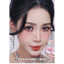 Lens mắt Custard Gray màu xám viền loang tự nhiên - size vừa, thương hiệu Babiee, hsd 12 tháng